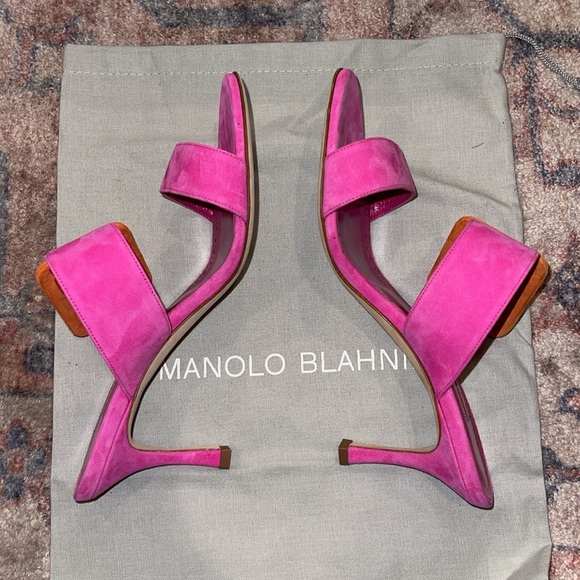 ❗️$845 MANOLO GABLE 81 HEELS NEW ❗️ - Picture 5 of 6